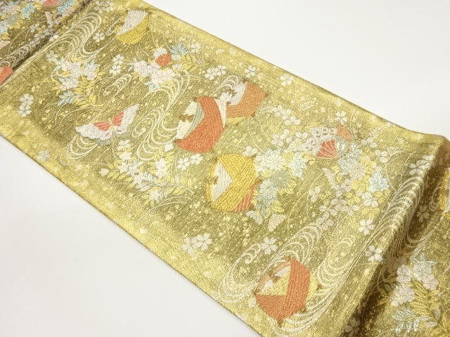 JAPANESE FUKURO OBI / WOVEN BUTTERFLY